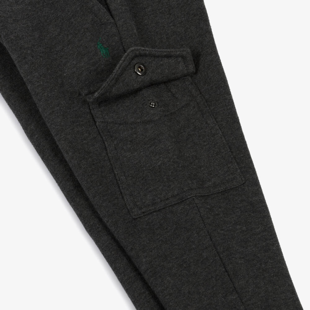 Ralph Lauren-Boys Charcoal Casual Joggers | Childrensalon Outlet