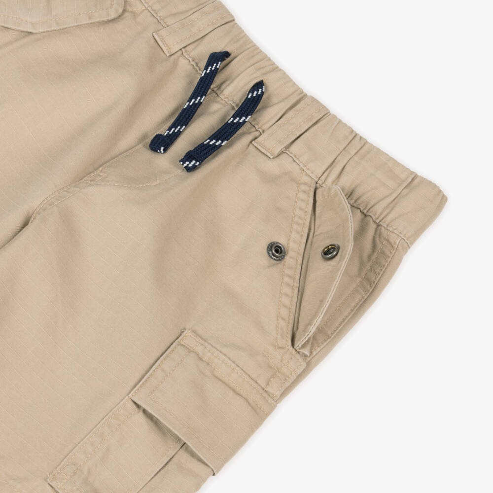 Ralph Lauren-Boys Classic Beige Adventure Shorts | Childrensalon Outlet