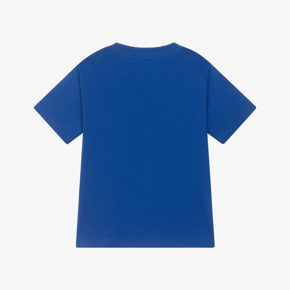 Ralph Lauren-Классическая синяя хлопковая футболка для мальчиков | Childrensalon Outlet