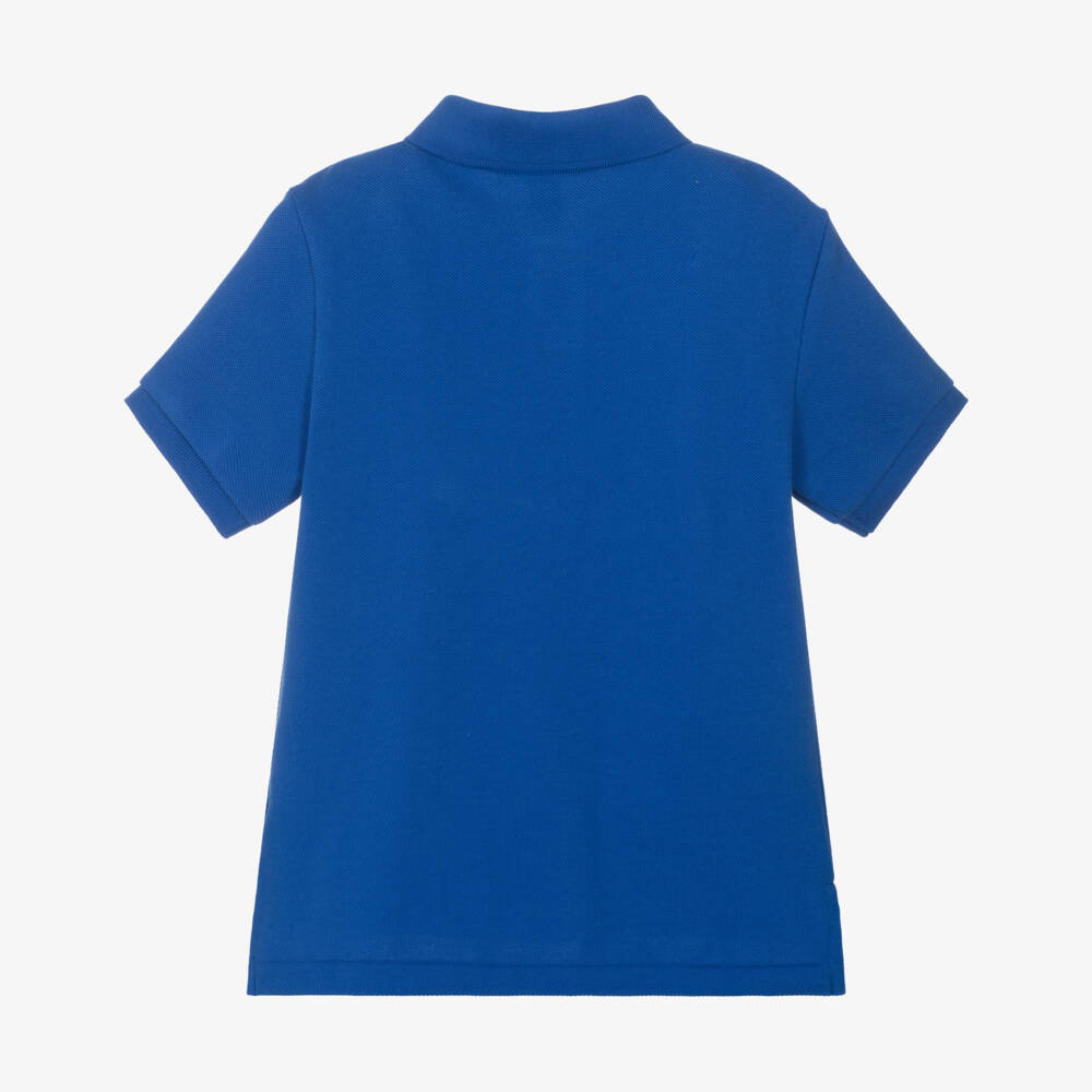 Ralph Lauren-Boys Classic Blue Piqué Polo | Childrensalon Outlet