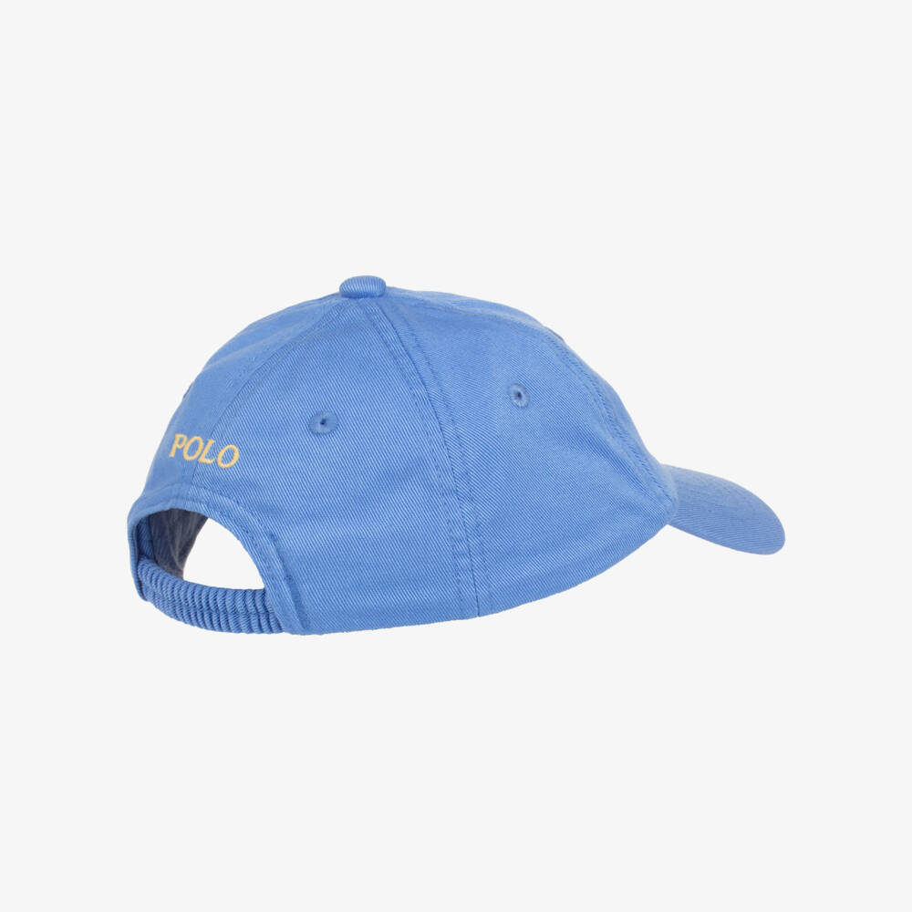Ralph Lauren-Boys Classic Blue Pony Hat | Childrensalon Outlet
