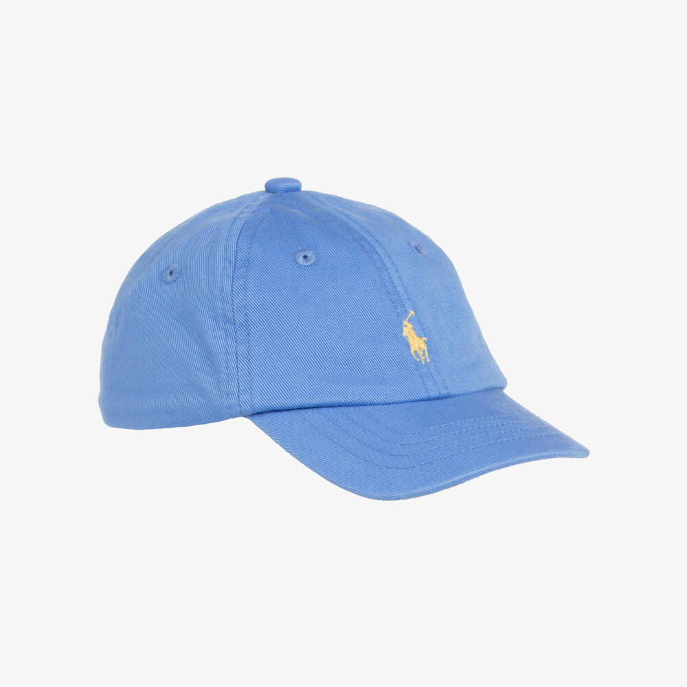 Ralph Lauren-Boys Classic Blue Pony Hat | Childrensalon Outlet