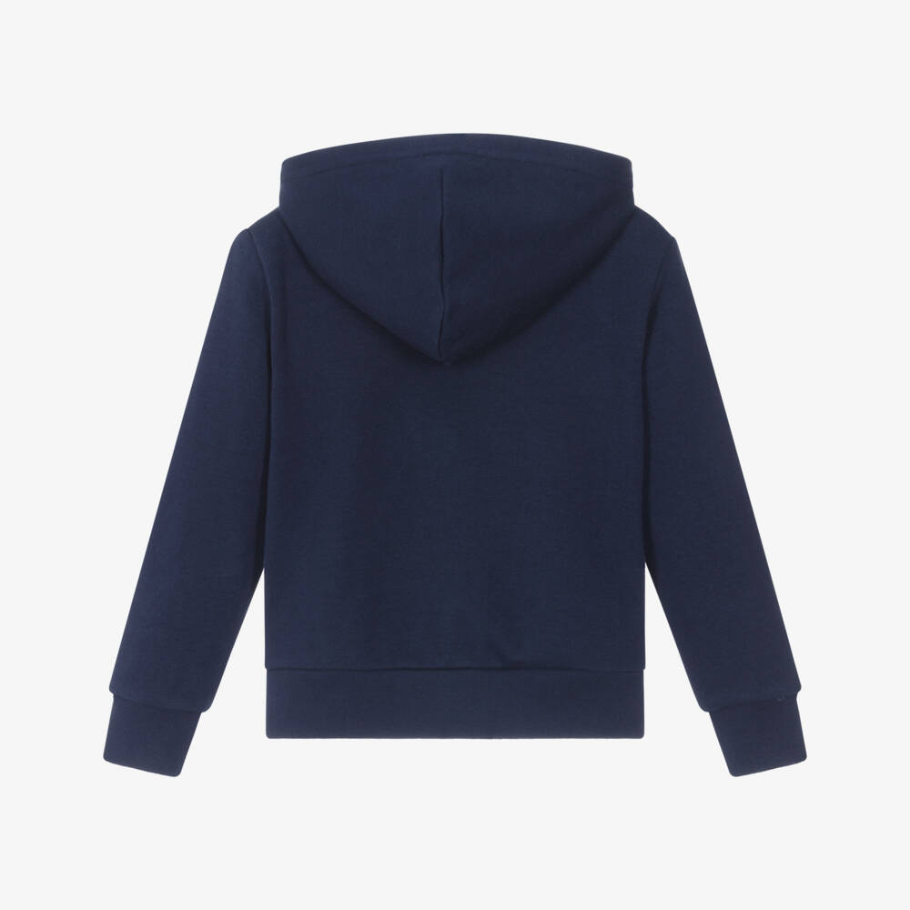 Ralph Lauren-Boys Classic Blue Zipped Sweatshirt | Childrensalon Outlet