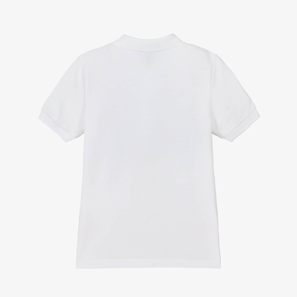 Ralph Lauren-Boys Classic White Cotton Polo | Childrensalon Outlet