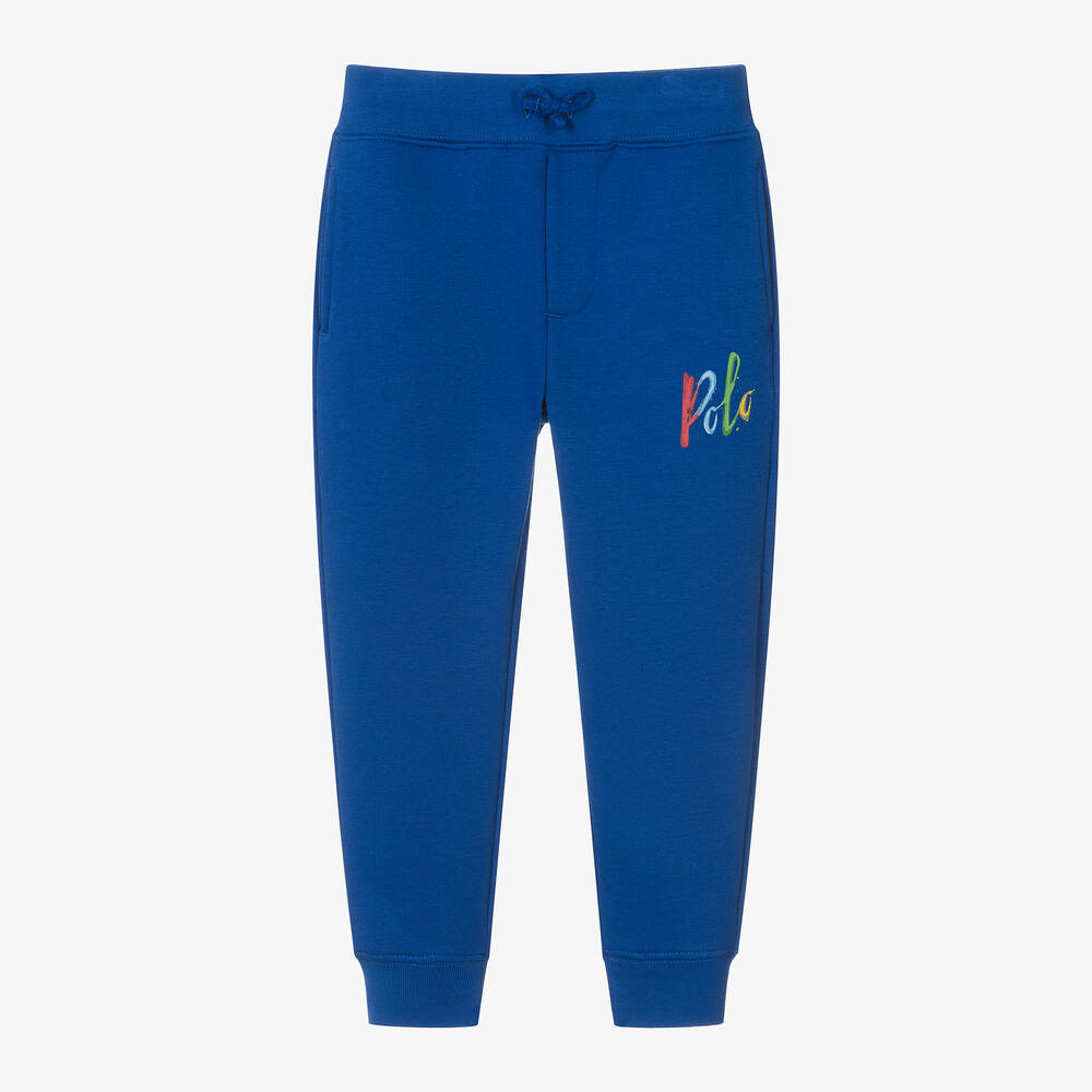 Ralph Lauren-Boys Cobalt Blue Joggers | Childrensalon Outlet