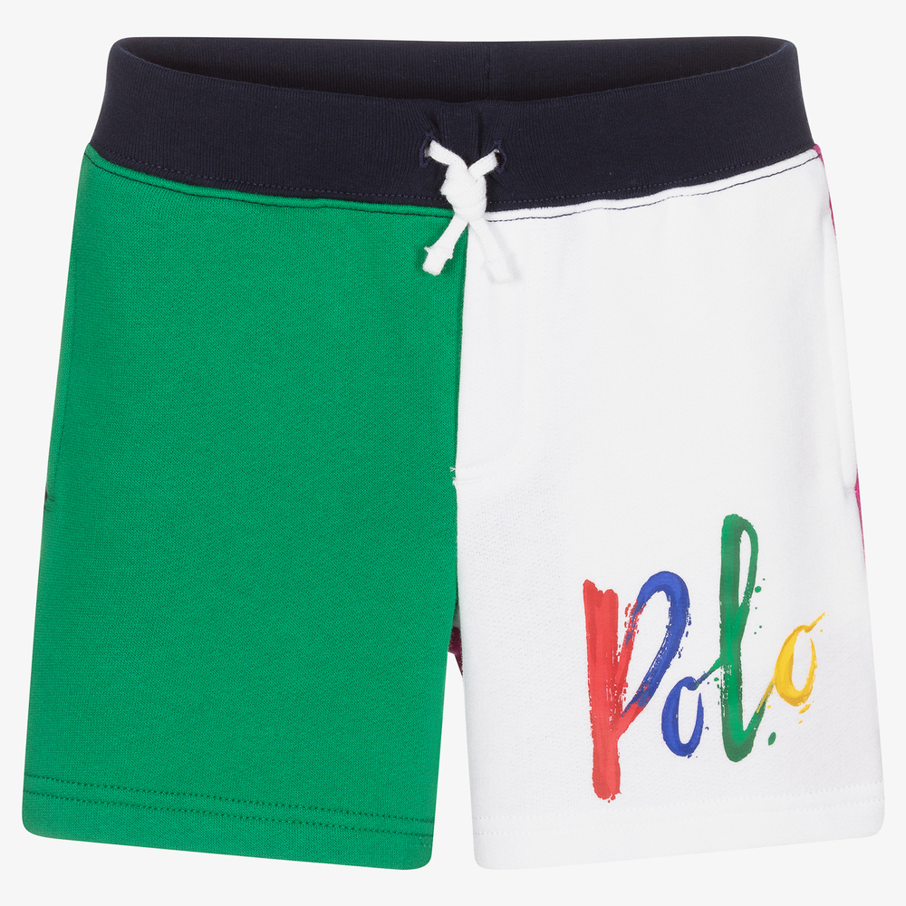 Polo Ralph Lauren - Boys Colour Block Logo Shorts | Childrensalon