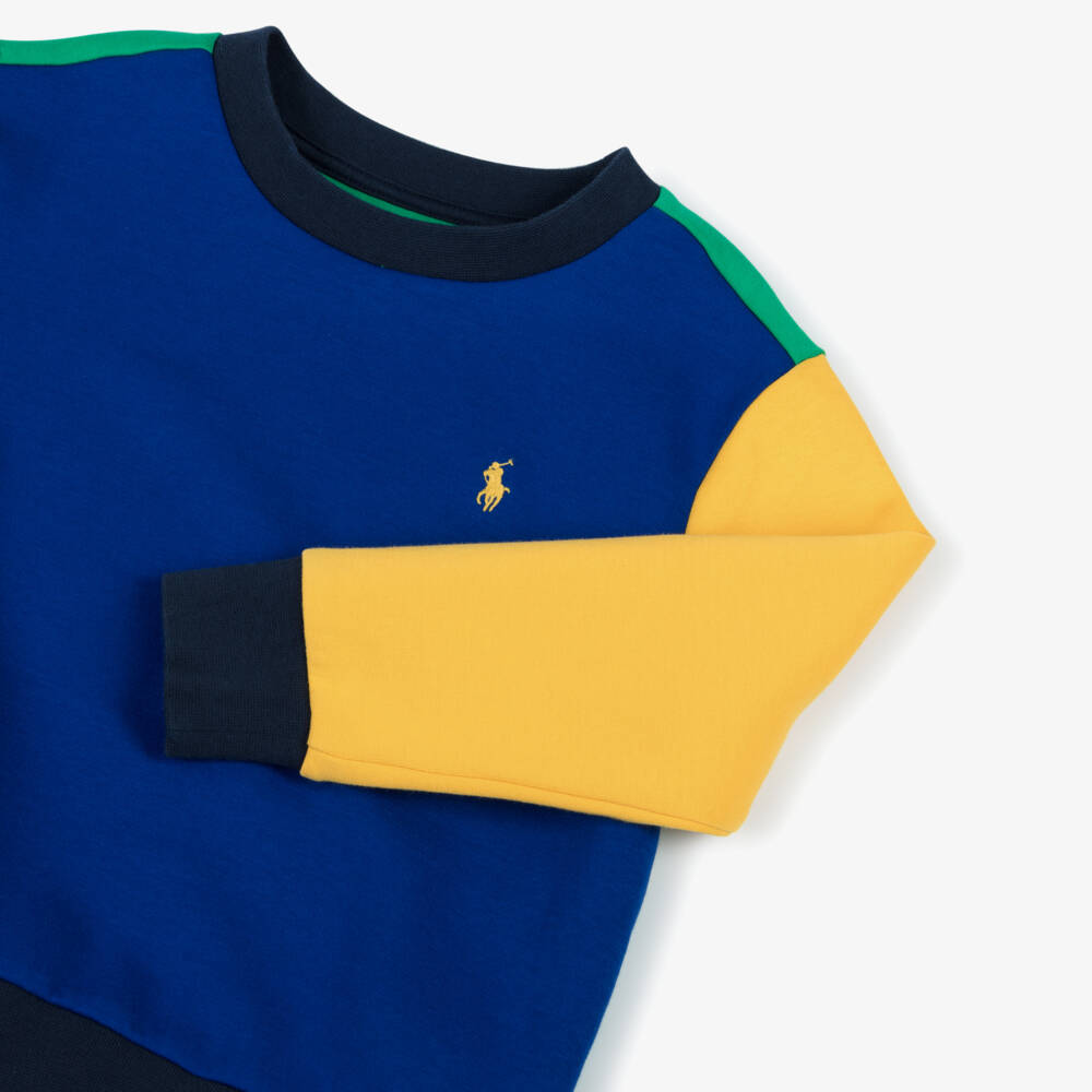 Ralph Lauren-Boys Colourful Cotton Sweatshirt | Childrensalon Outlet