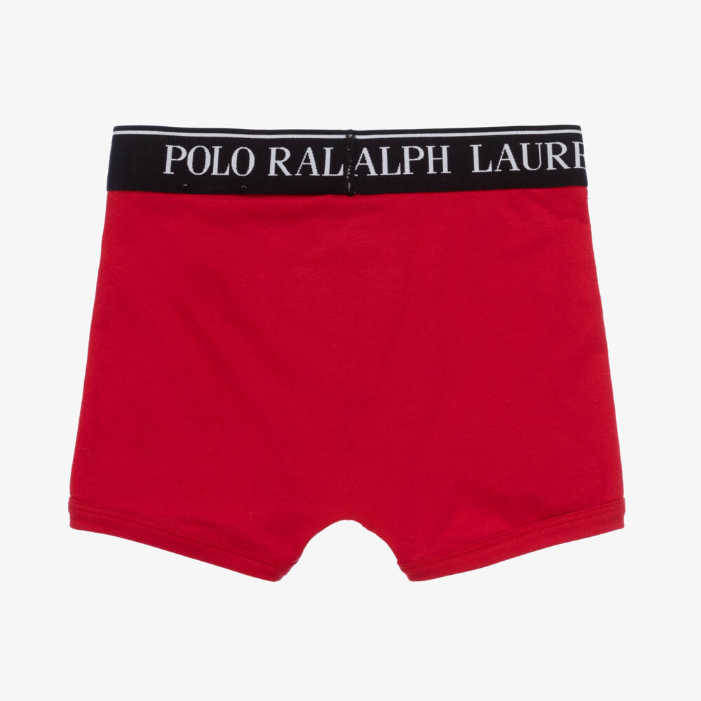 Ralph Lauren-Boys Cotton Boxer Shorts Duo | Childrensalon Outlet