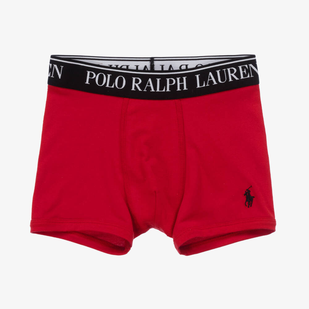 Ralph Lauren-Boys Cotton Boxer Shorts Duo | Childrensalon Outlet
