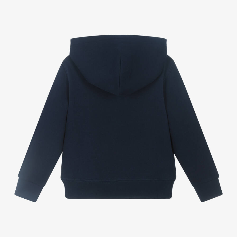 Ralph Lauren-Boys Cotton Navy Bear Sweatshirt | Childrensalon Outlet