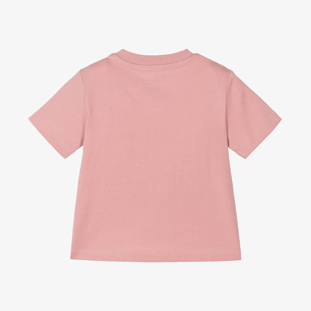 Ralph Lauren-تيشيرت قطن لون زهري للمواليد | Childrensalon Outlet