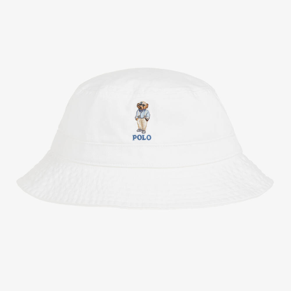 Ralph Lauren-Boys Cotton Polo Bear Hat | Childrensalon Outlet