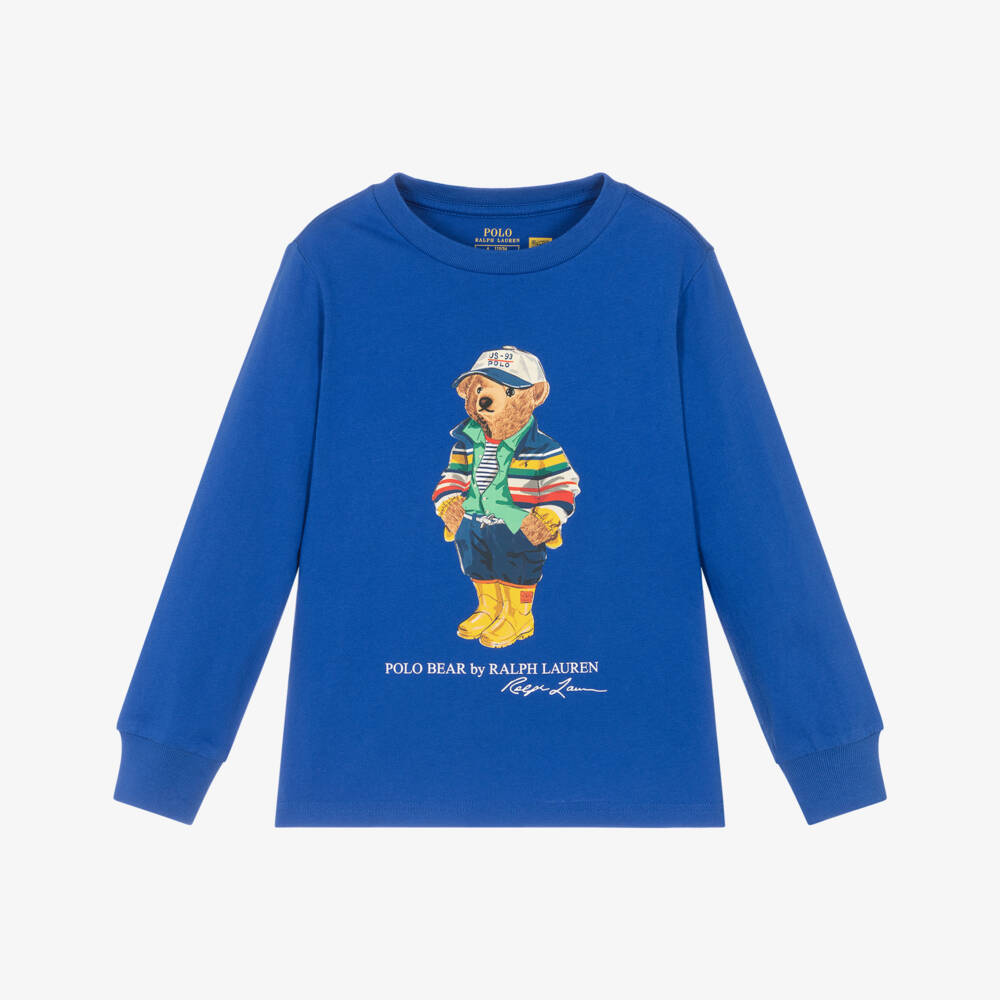 Ralph Lauren-Boys Cotton Polo Bear Tee | Childrensalon Outlet