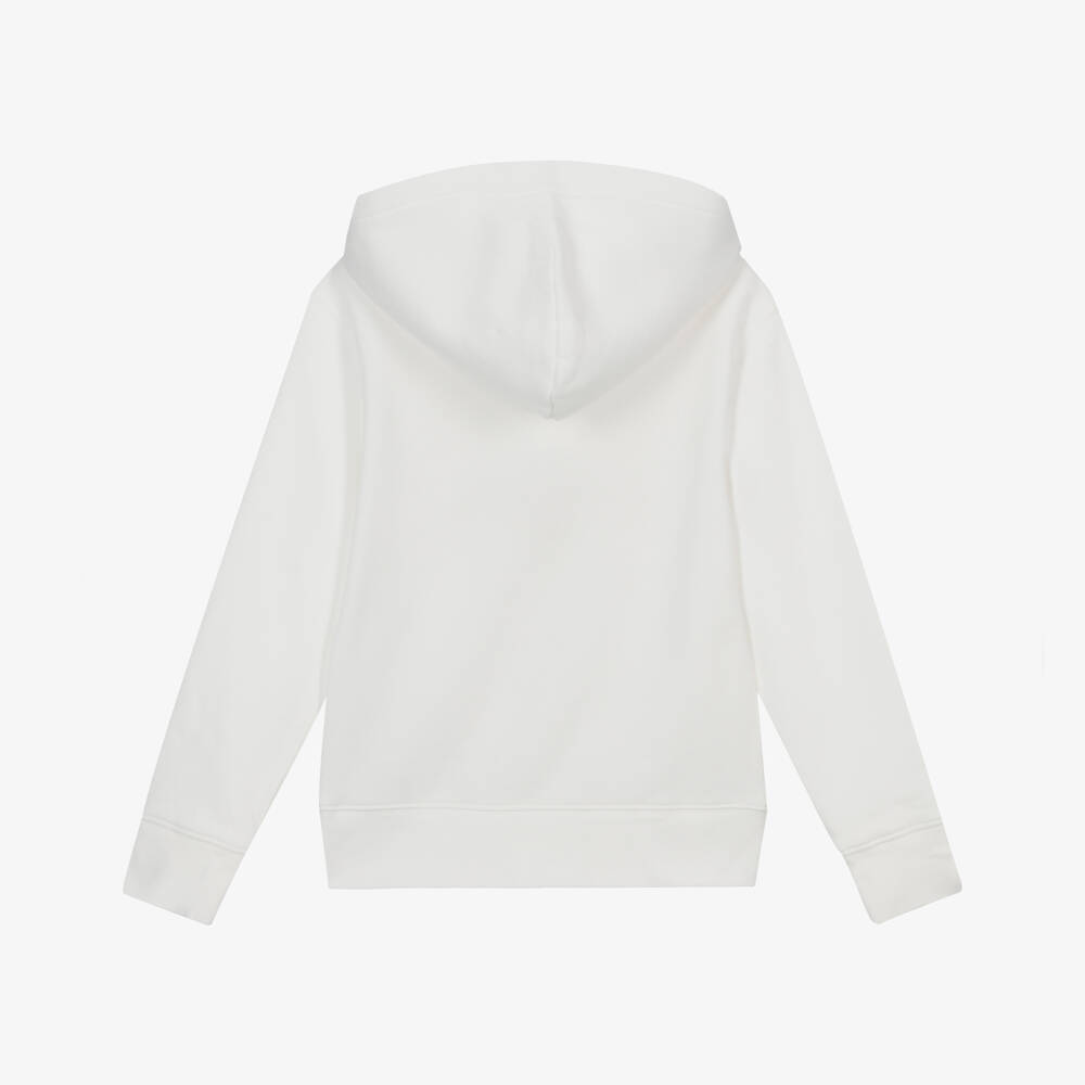 Ralph Lauren-Boys Cotton White Bear Hoodie | Childrensalon Outlet