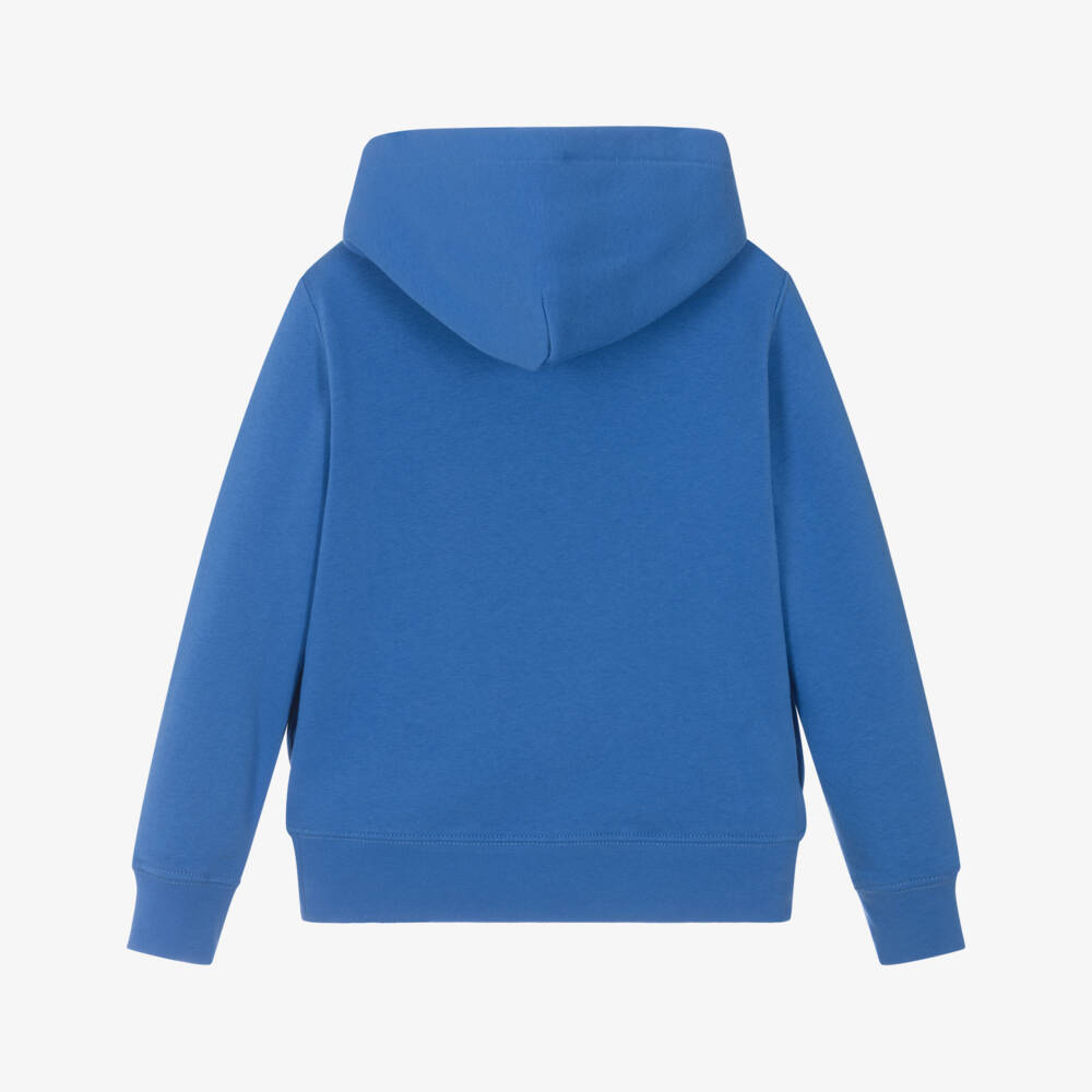 Ralph Lauren-Boys Cozy Blue Bear Hoodie | Childrensalon Outlet