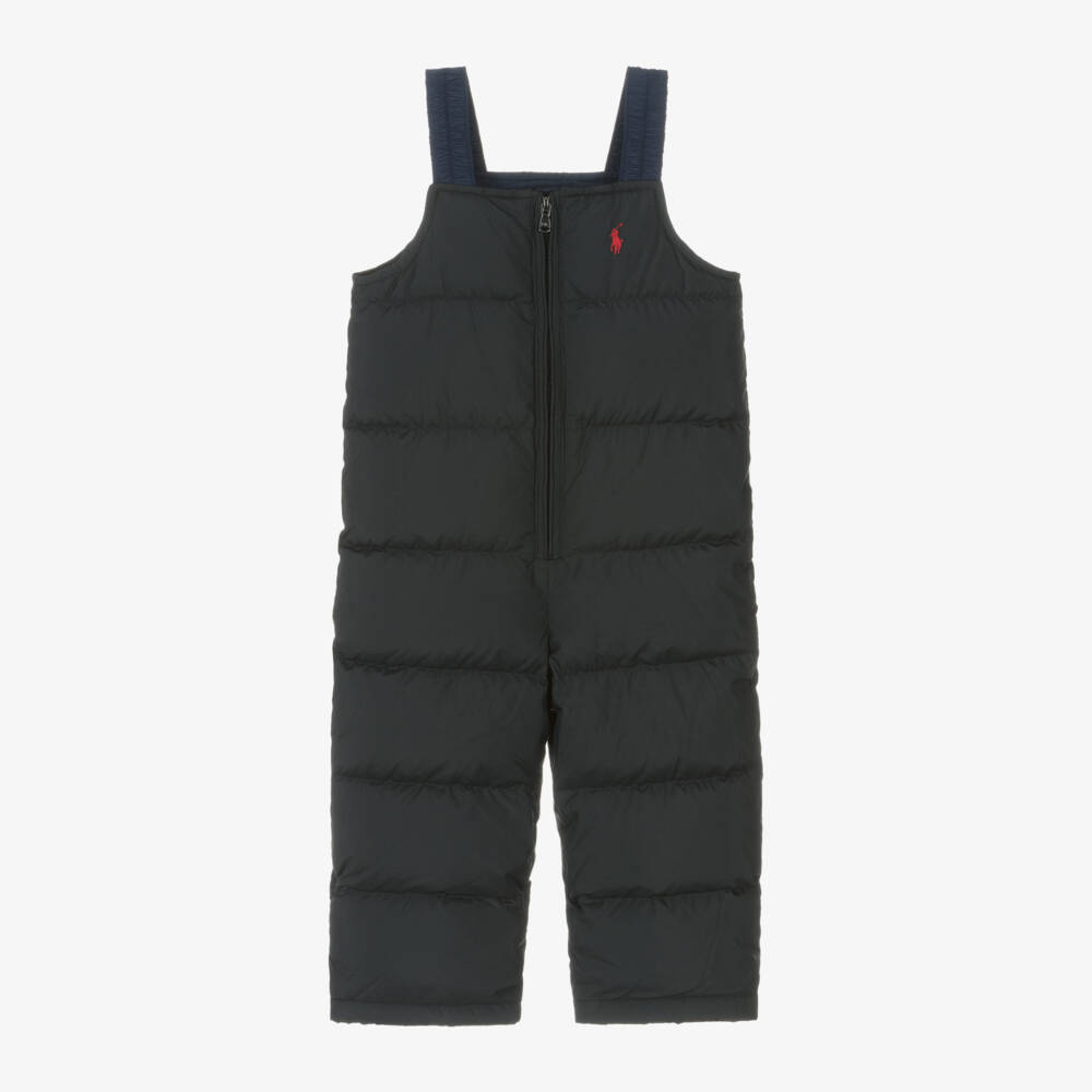 Ralph Lauren-Boys Cozy Blue & Black Snowsuit | Childrensalon Outlet