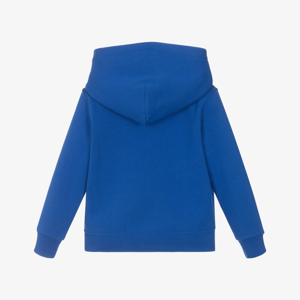 رالف لورين-سويت شيرت قطني أزرق دافئ للأولاد | Childrensalon Outlet