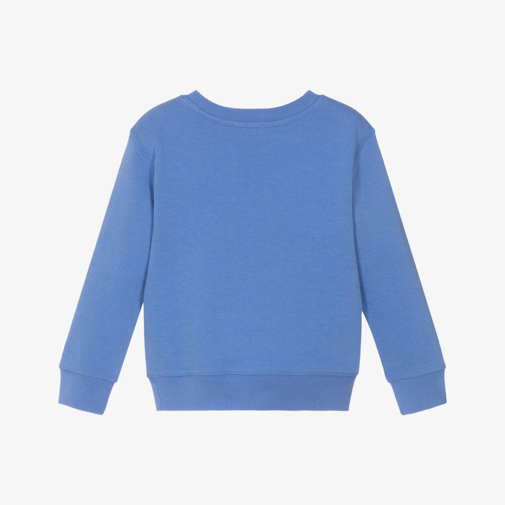 Ralph Lauren-Boys Cozy Blue Logo Pullover | Childrensalon Outlet