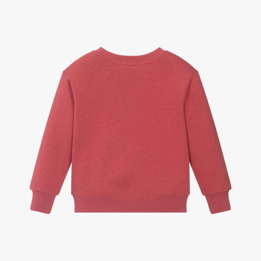 Ralph Lauren-Boys Cozy Red Bear Pullover | Childrensalon Outlet