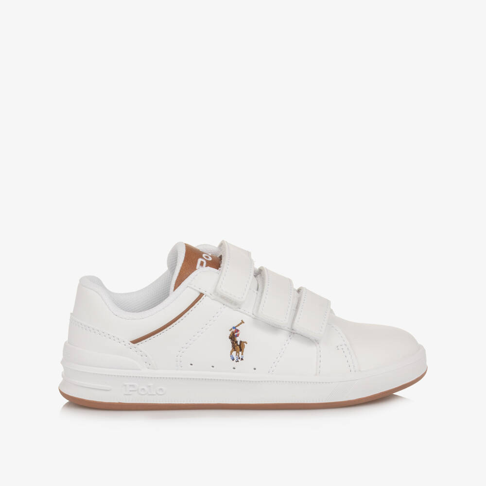 Ralph Lauren-Boys Dual-Tone Velcro Pony Sneakers | Childrensalon Outlet
