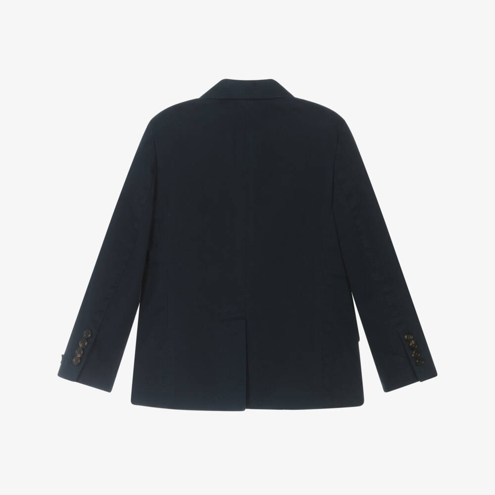 Ralph Lauren-Boys Elegant Cotton Navy Jacket | Childrensalon Outlet