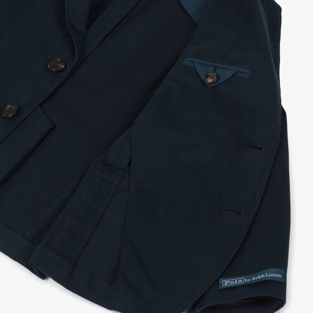 Ralph Lauren-Boys Elegant Cotton Navy Jacket | Childrensalon Outlet