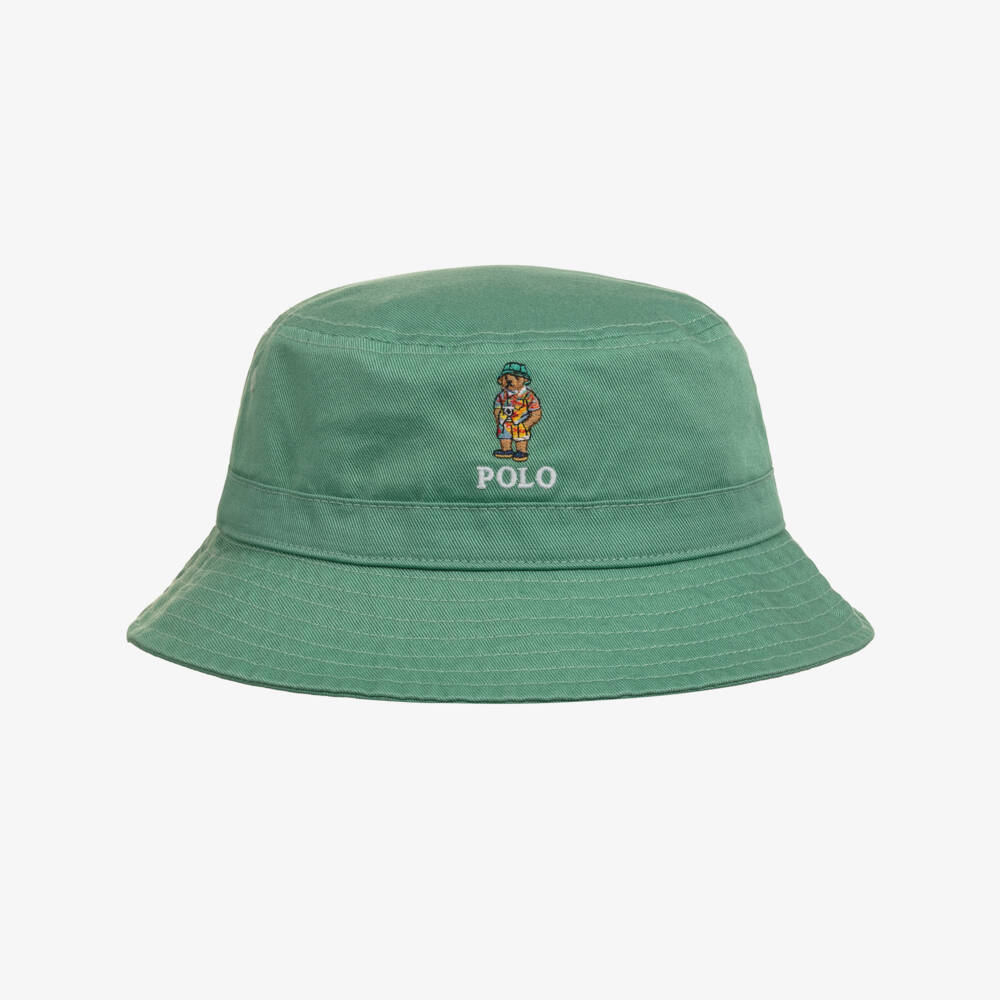 Ralph Lauren-Boys Emerald Bear Sun Hat | Childrensalon Outlet