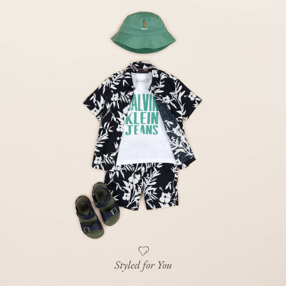 Ralph Lauren-Boys Emerald Bear Sun Hat | Childrensalon Outlet