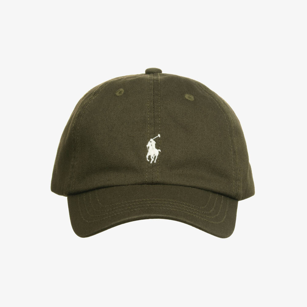 Ralph Lauren-Boys Emerald Cotton Logo Hat | Childrensalon Outlet