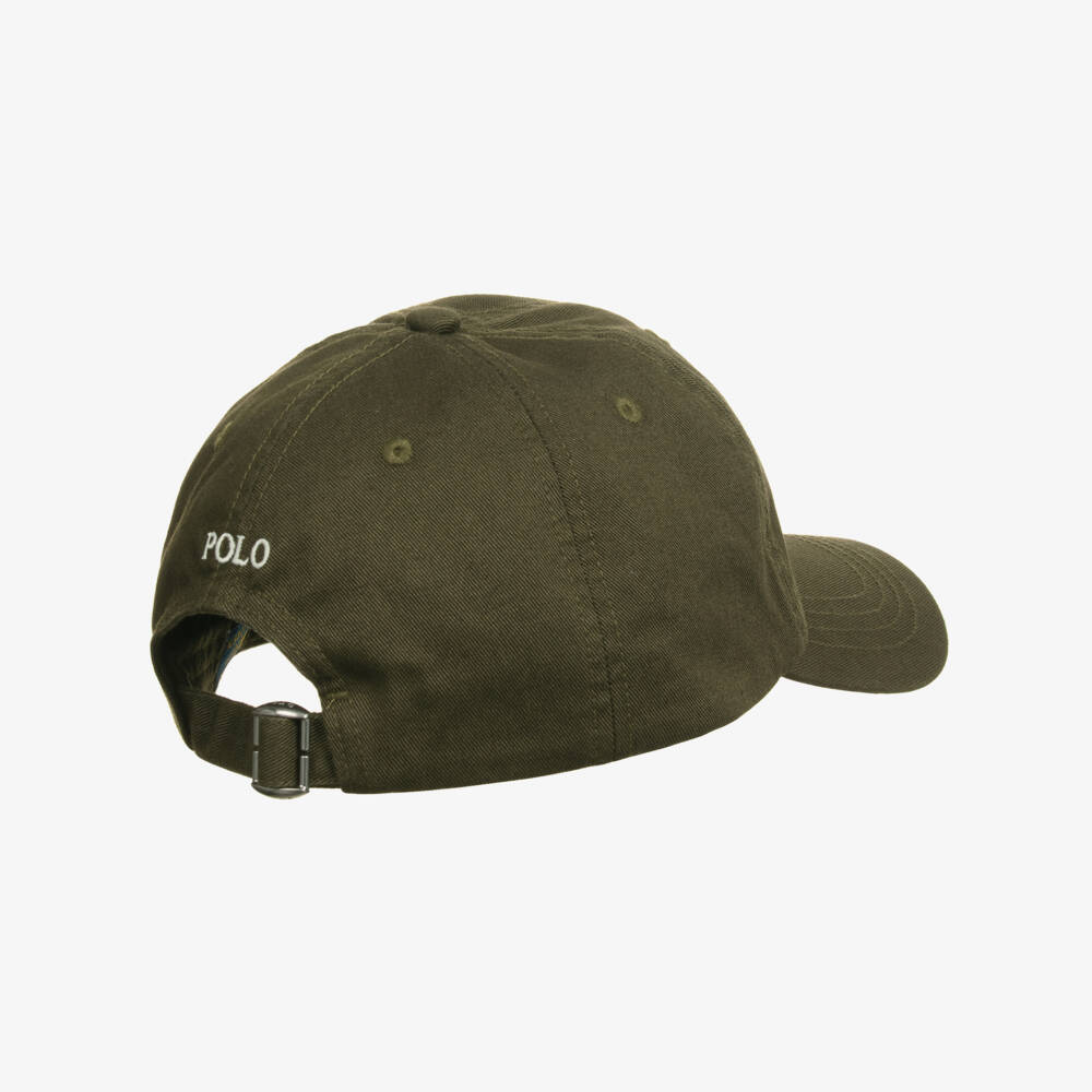 Ralph Lauren-Boys Emerald Cotton Logo Hat | Childrensalon Outlet