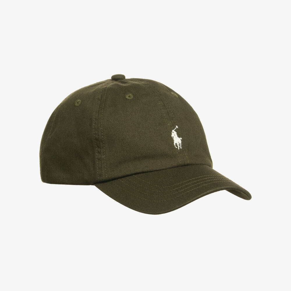 Ralph Lauren-Boys Emerald Cotton Logo Hat | Childrensalon Outlet