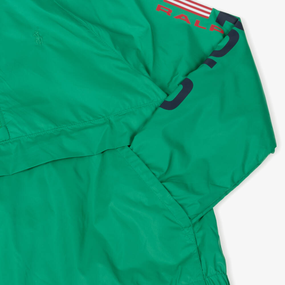 Ralph Lauren-Boys Emerald Hooded Raincoat | Childrensalon Outlet