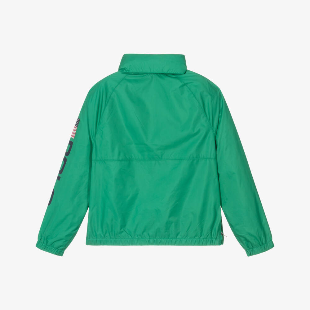 Ralph Lauren-Boys Emerald Hooded Raincoat | Childrensalon Outlet