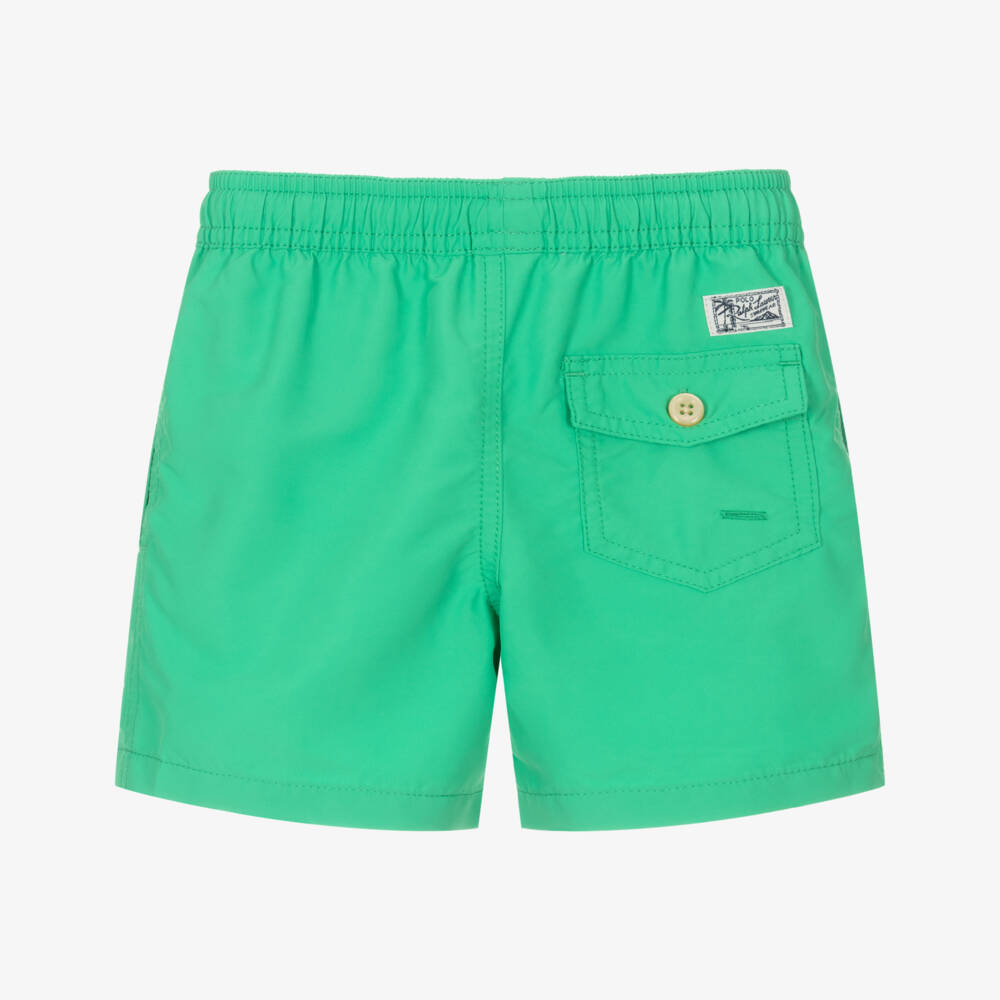 Ralph Lauren-Boys Emerald Pony Emblem Swimwear | Childrensalon Outlet