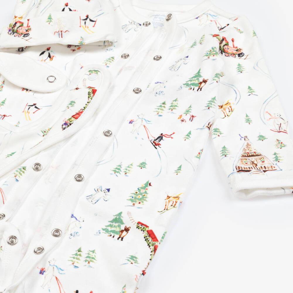 Ralph Lauren-Boys Festive White Cotton Set | Childrensalon Outlet