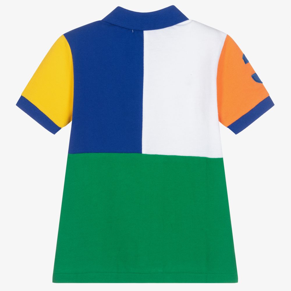 Polo Ralph Lauren Boys Green Big Pony Polo Shirt Childrensalon