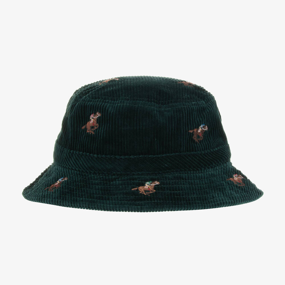 Ralph Lauren Bob vert en velours cotele garcon Childrensalon Outlet