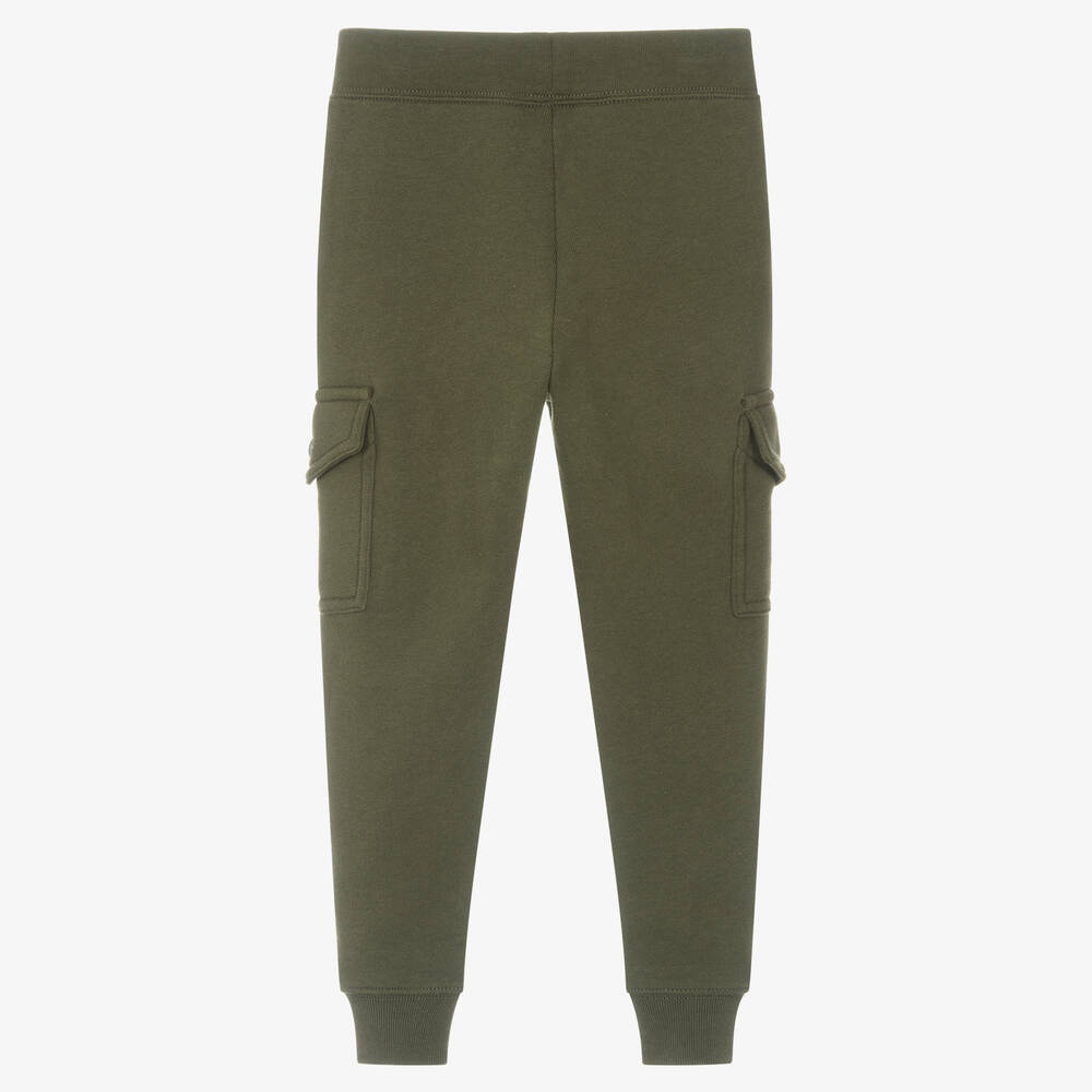Ralph Lauren-جوغرز كارغو قطن لون أخضر للأولاد | Childrensalon Outlet