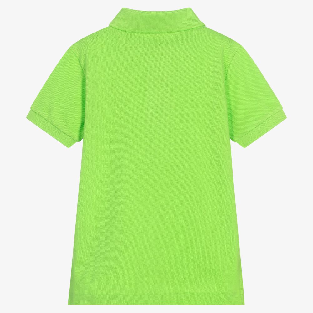 Lime green polo shirt ralph lauren best sale
