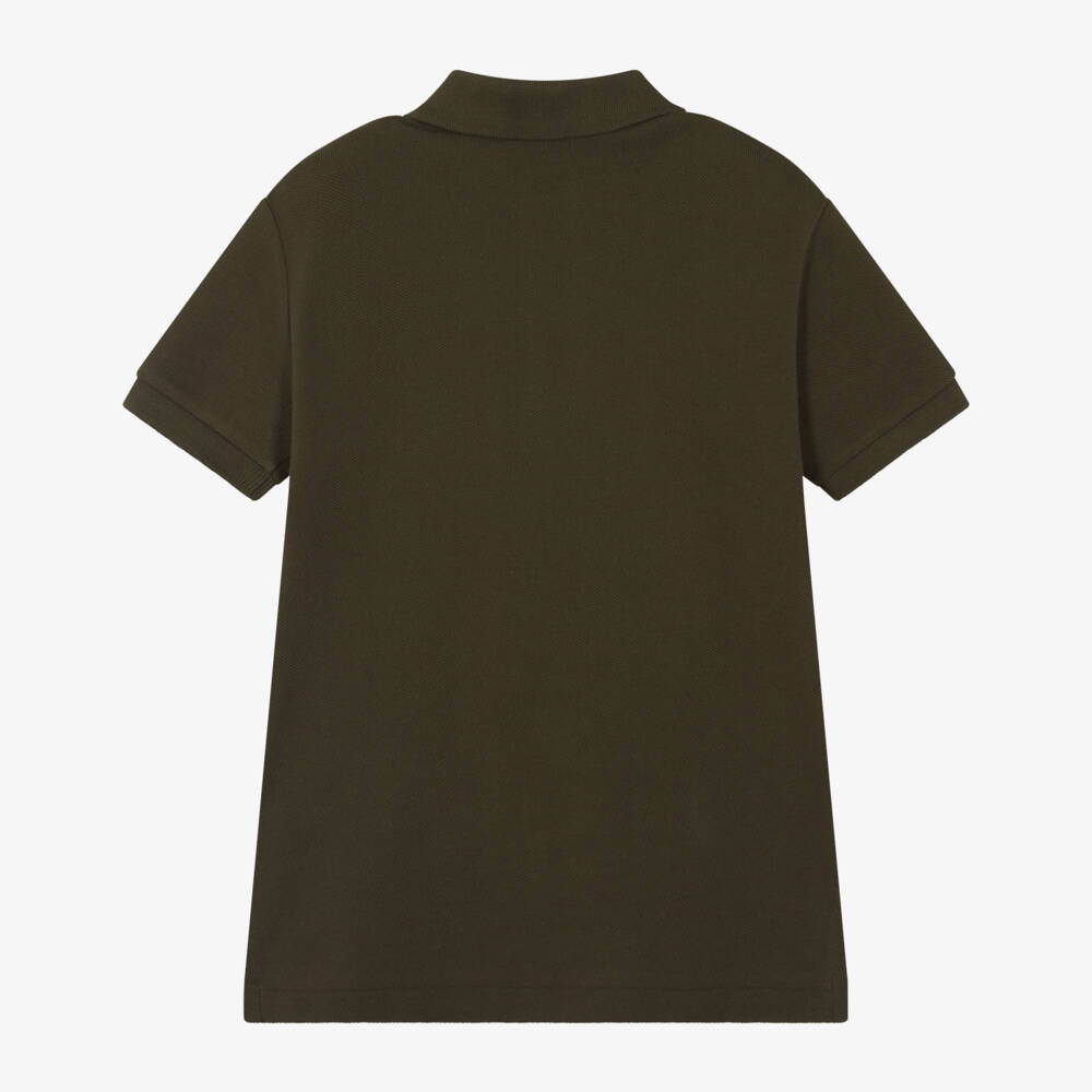 Ralph Lauren-Boys Green Cotton Polo Top | Childrensalon Outlet