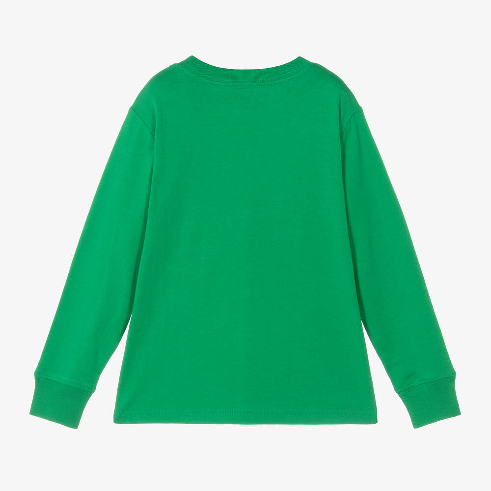 Ralph Lauren-Зеленый хлопковый топ для мальчиков | Childrensalon Outlet