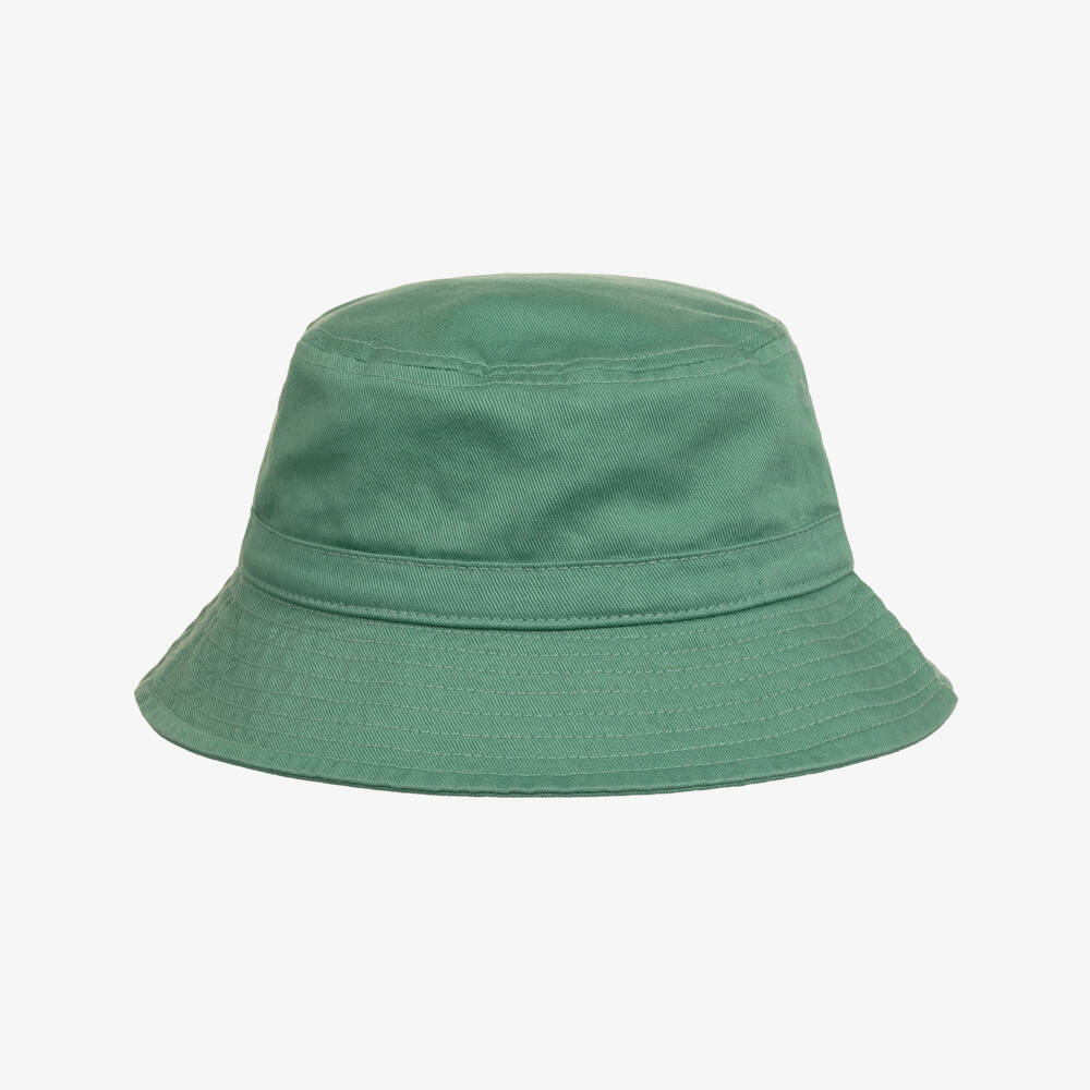 Ralph Lauren-Boys Green Cotton Twill Sun Hat | Childrensalon Outlet
