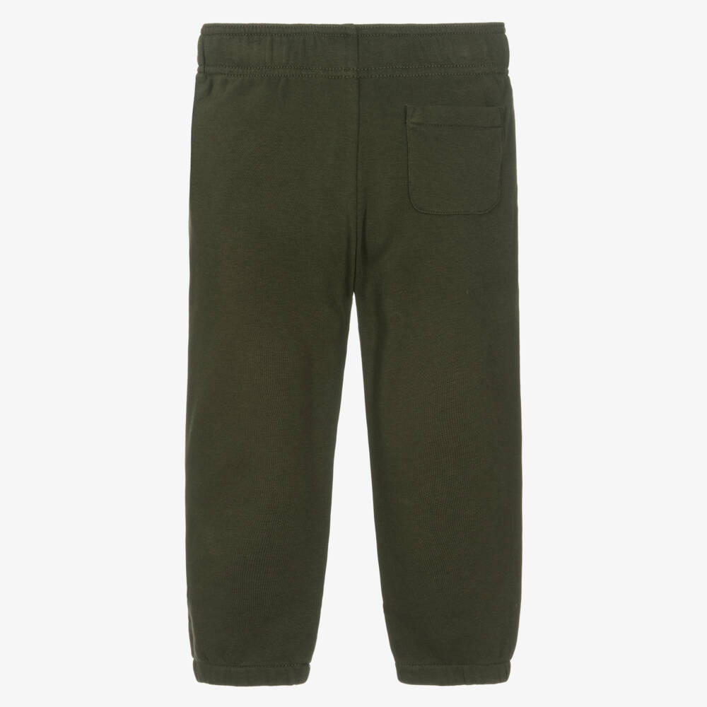 Ralph Lauren-Boys Green Cozy Cotton Trousers | Childrensalon Outlet