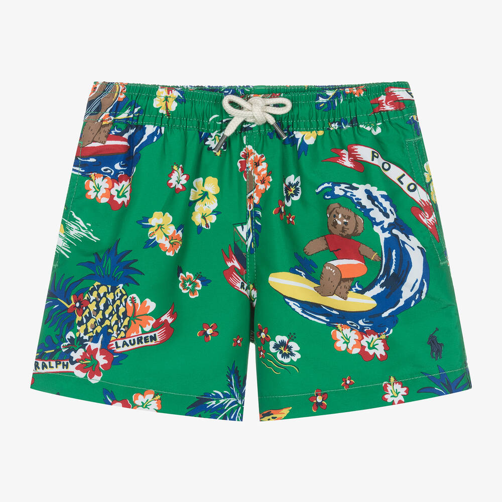 Polo boys swim trunks discount