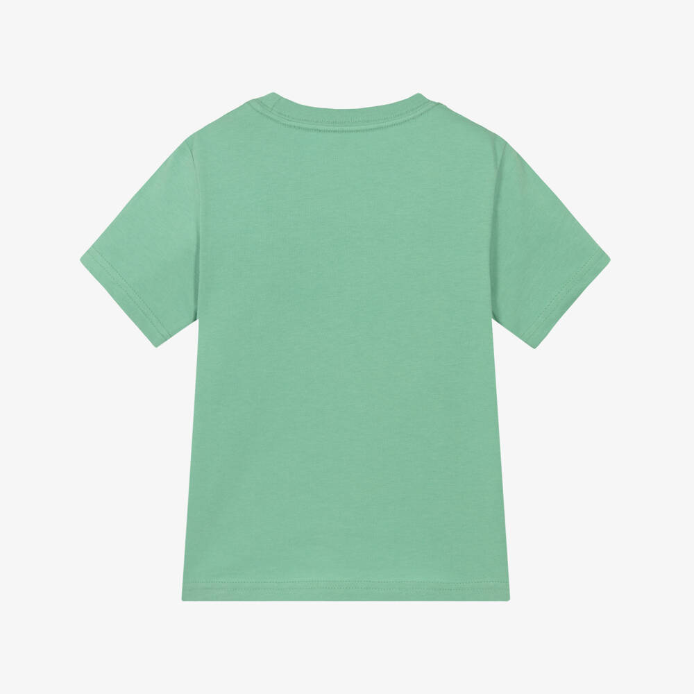 Ralph Lauren-Boys Green Polo Bear Tee | Childrensalon Outlet