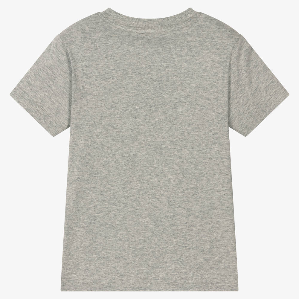 Polo Ralph Lauren-تيشيرت قطن لون رمادي للأولاد | Childrensalon Outlet