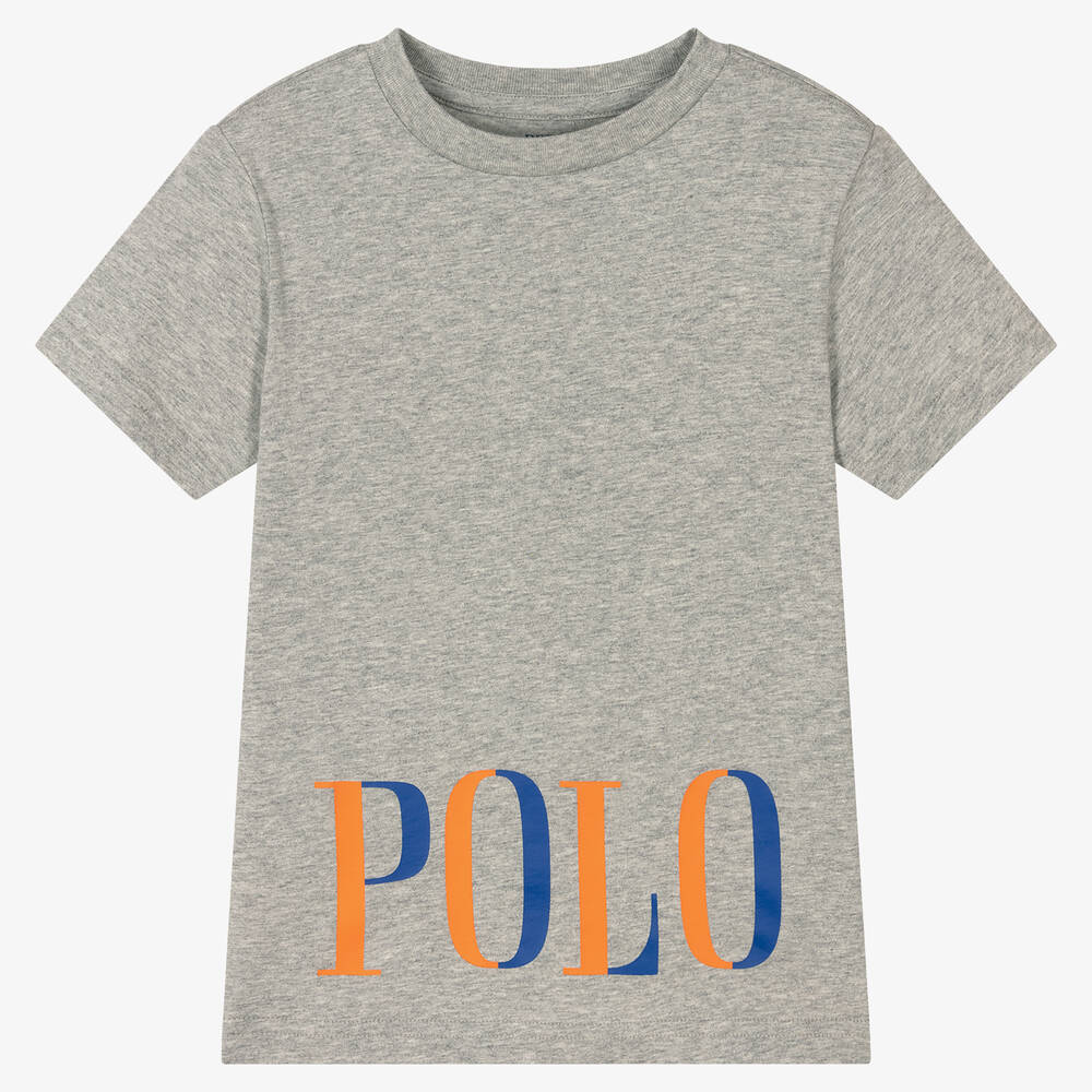 Polo Ralph Lauren - Graues T-Shirt aus Baumwolle | Childrensalon