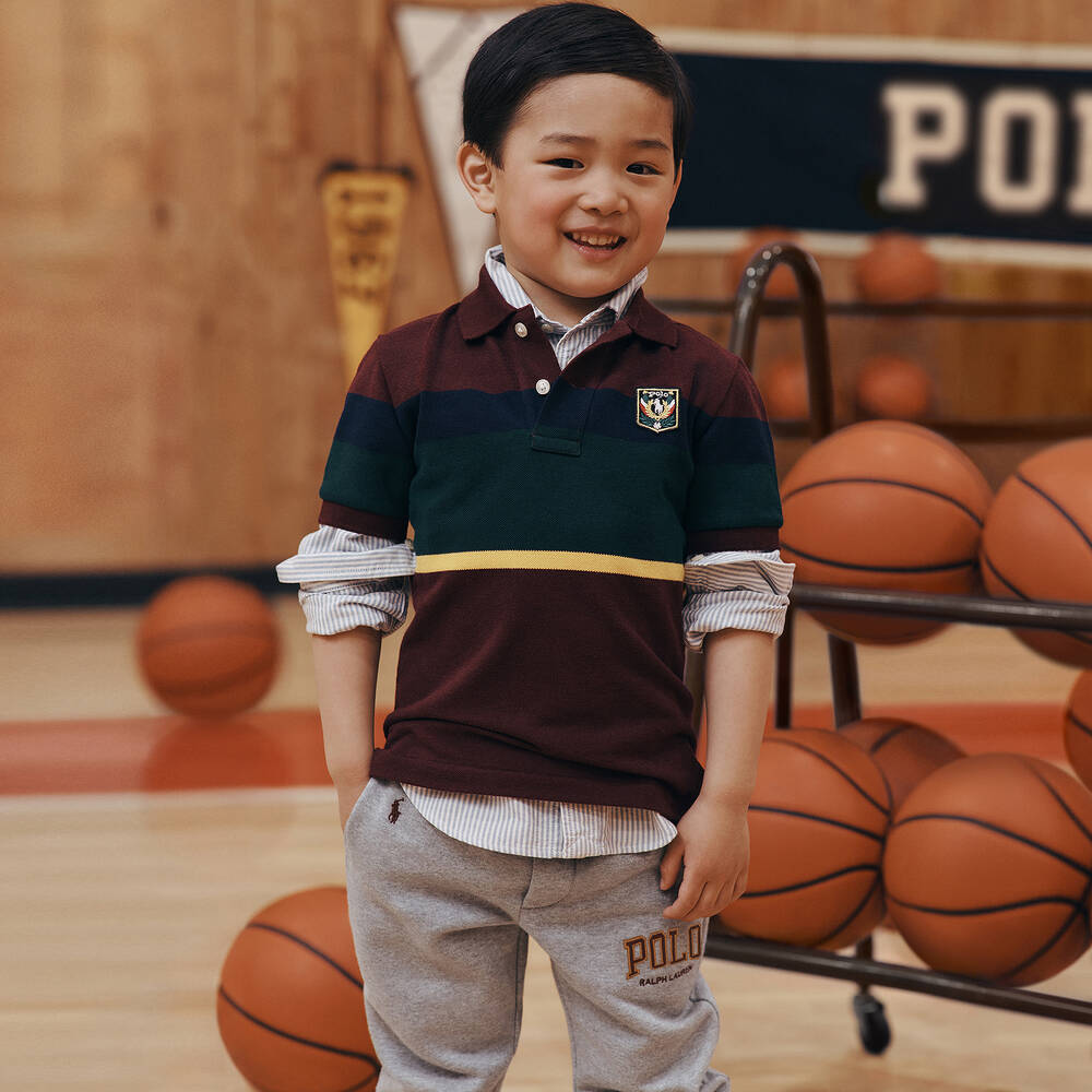 Polo joggers boys top