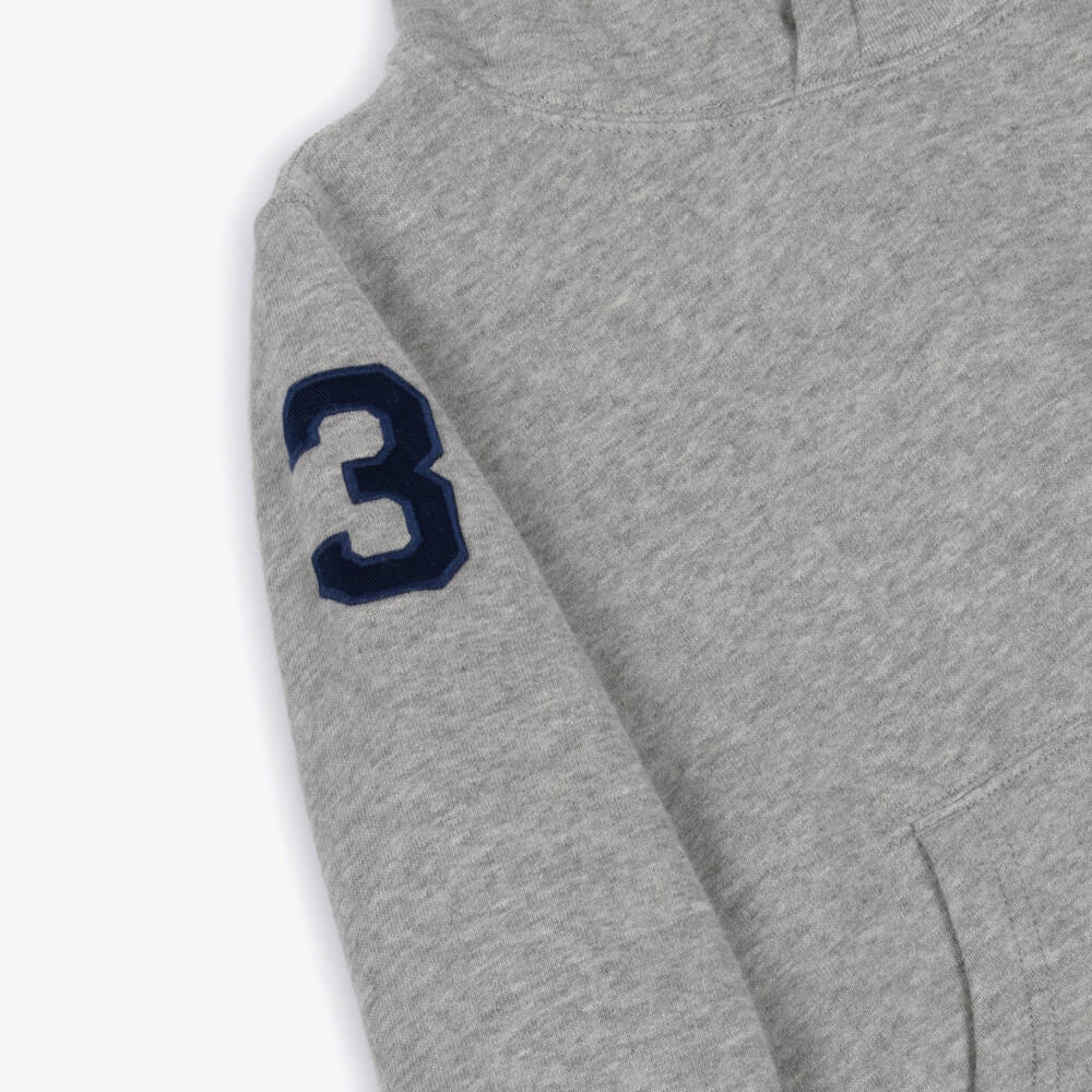 Ralph Lauren-Boys Heathered Logo Hoodie | Childrensalon Outlet