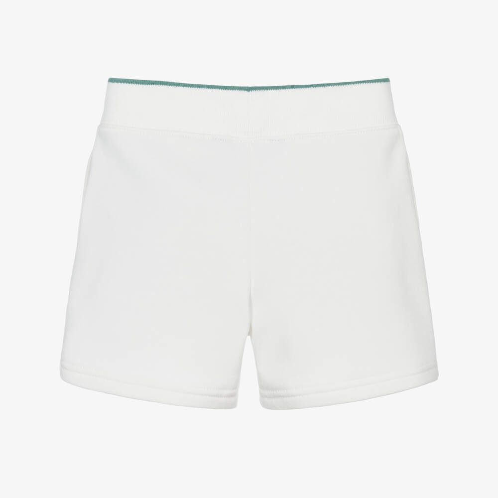 Ralph Lauren-Boys Ivory Cotton Jersey Polo Bear Shorts | Childrensalon Outlet